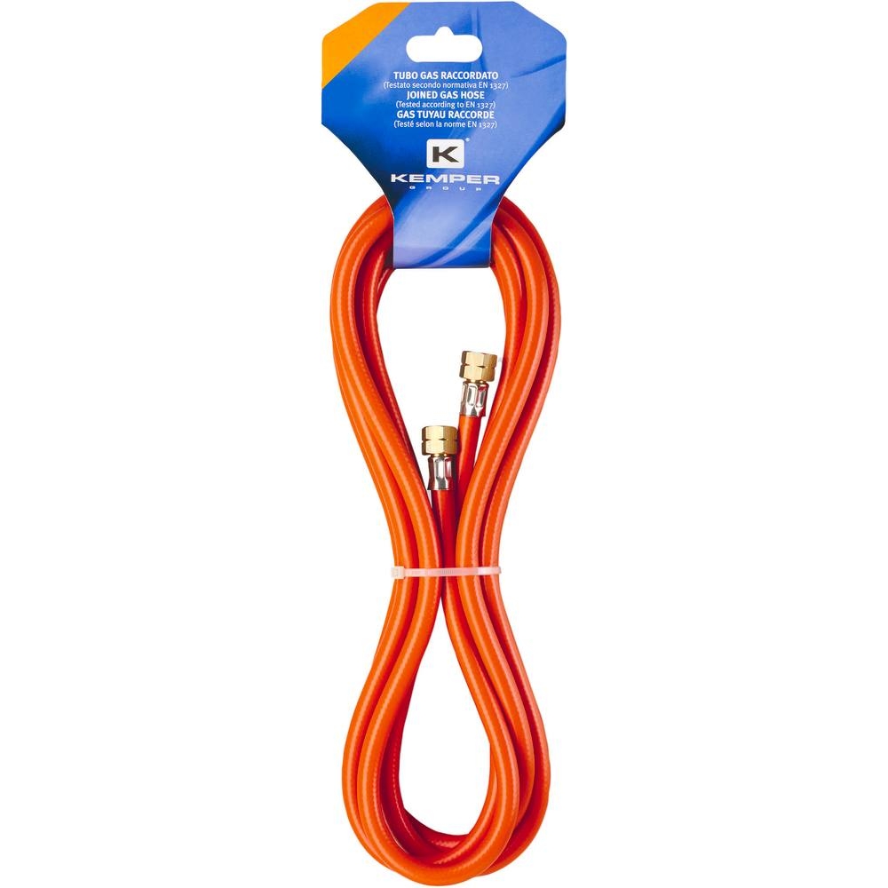Tuyau propane 5x12mm raccords 3/8