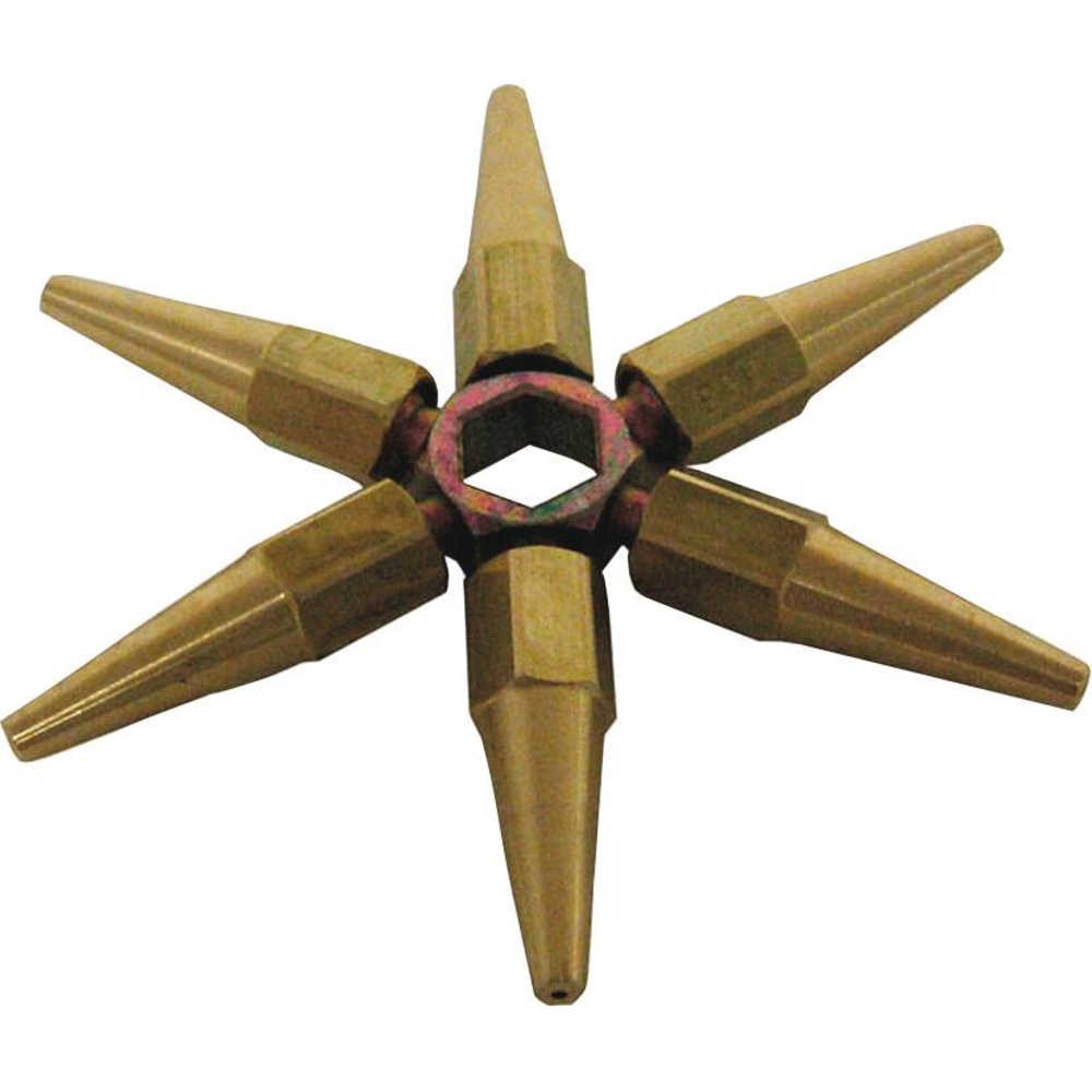 Etoile 6 becs pour chalumeau soudeur GCE CHARLEDAVE - 05712