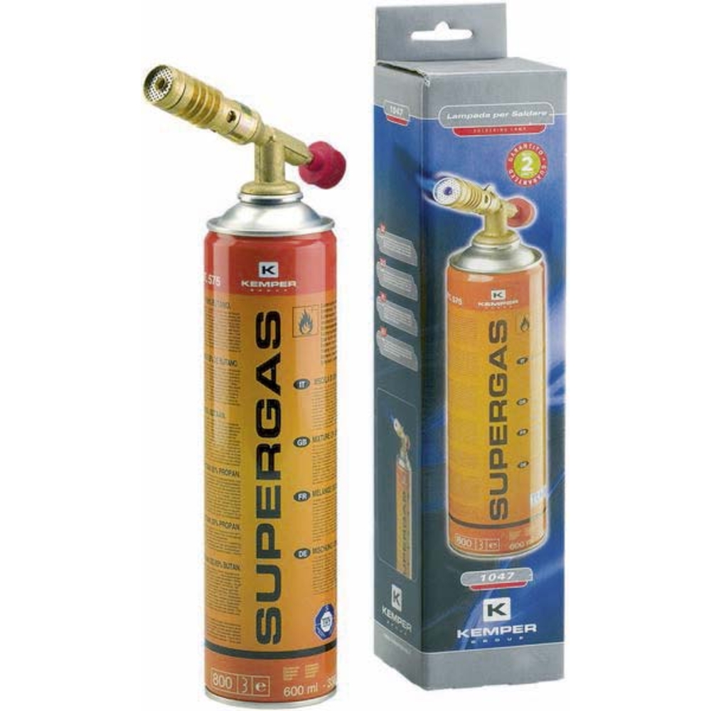 Lampe a souder allumage manuel avec cartouche en boite/blister KEMPER - 05730