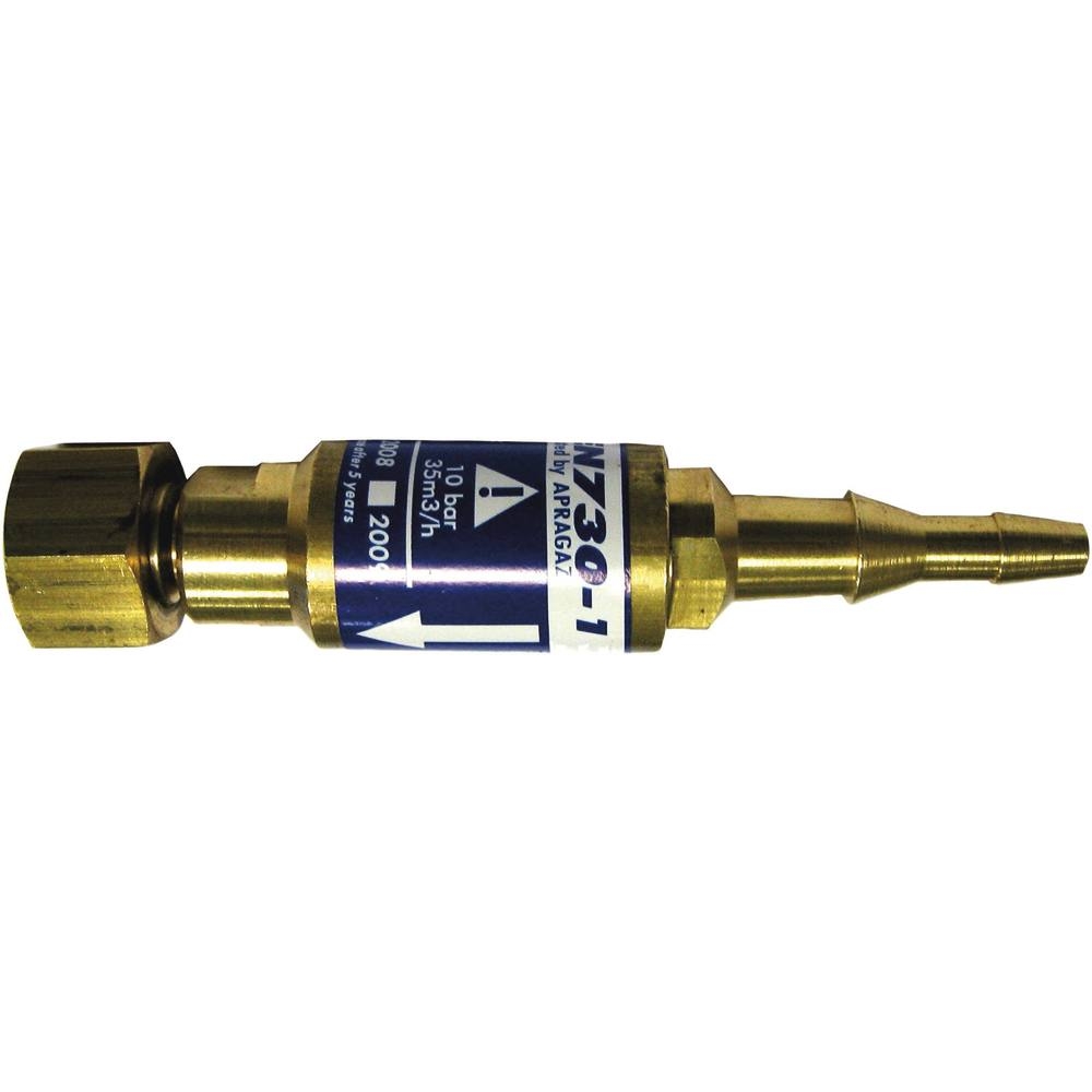 Pare flamme chalumeau oxygène 16x150 D pour tuyau 6 et 10mm GCE CHARLEDAVE - 05735