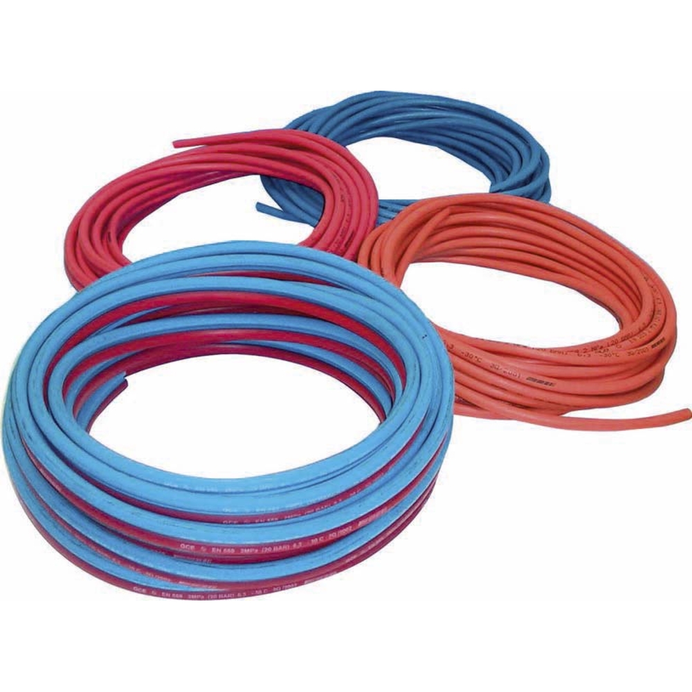 Tuyau soudage oxy.bleu 6.3x12mm 20m couronne GCE CHARLEDAVE - 05737