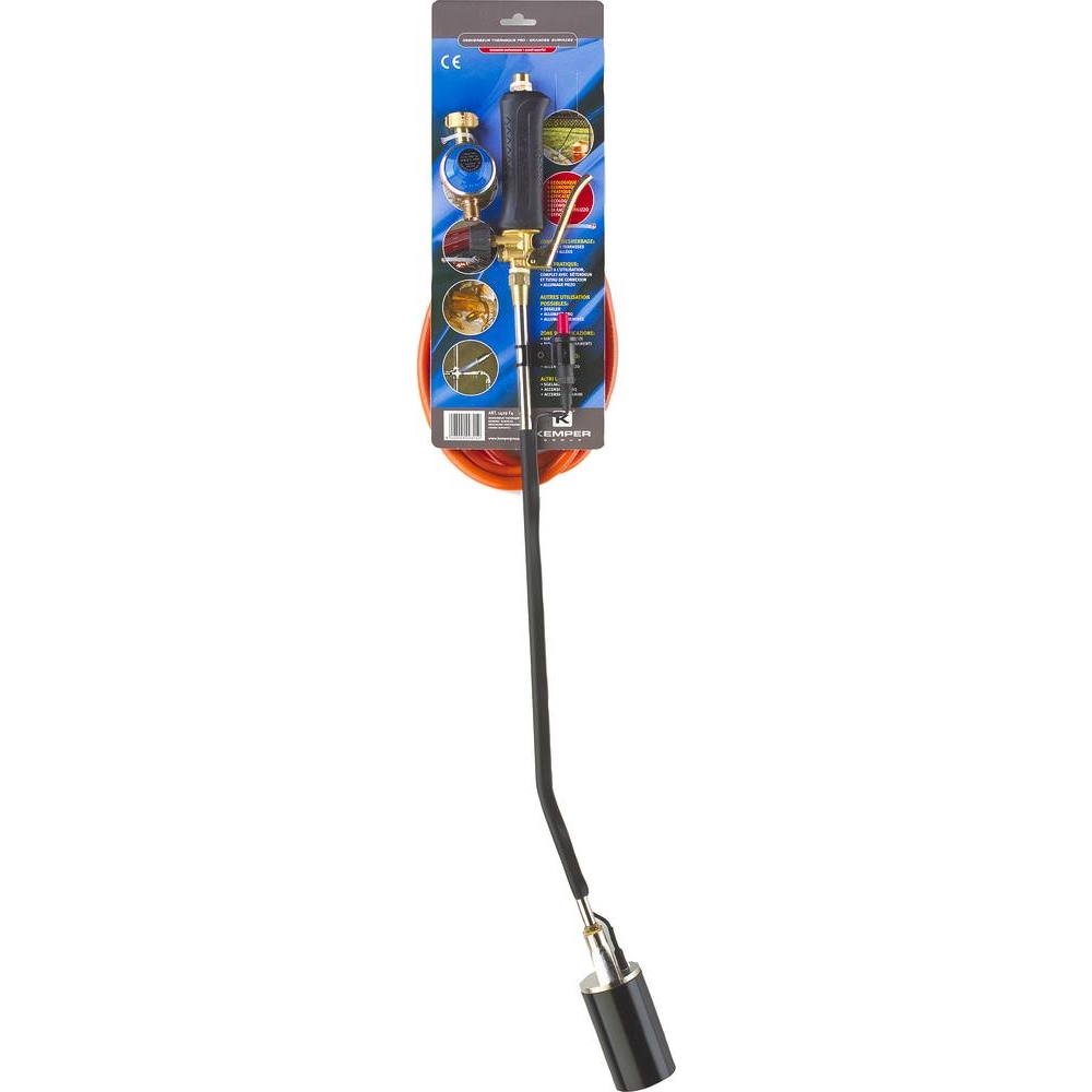 Désherbeur thermique avec 4m de tuyau et détendeur KEMPER - 05793