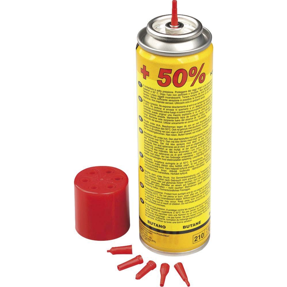 Cartouche de gaz avec 6 adaptateurs 90g KEMPER - 05863