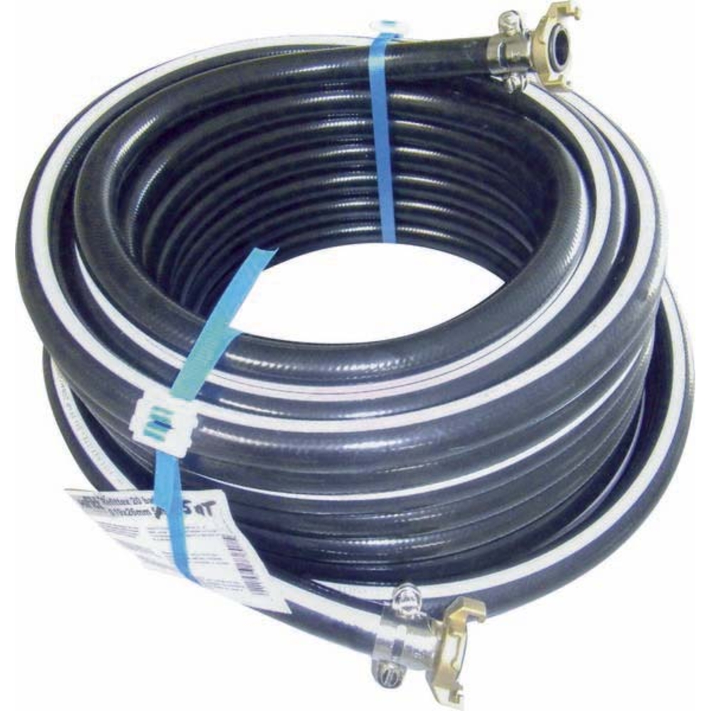 Kit tuyau 25m pvc noir pour air comprime FITT - 06016