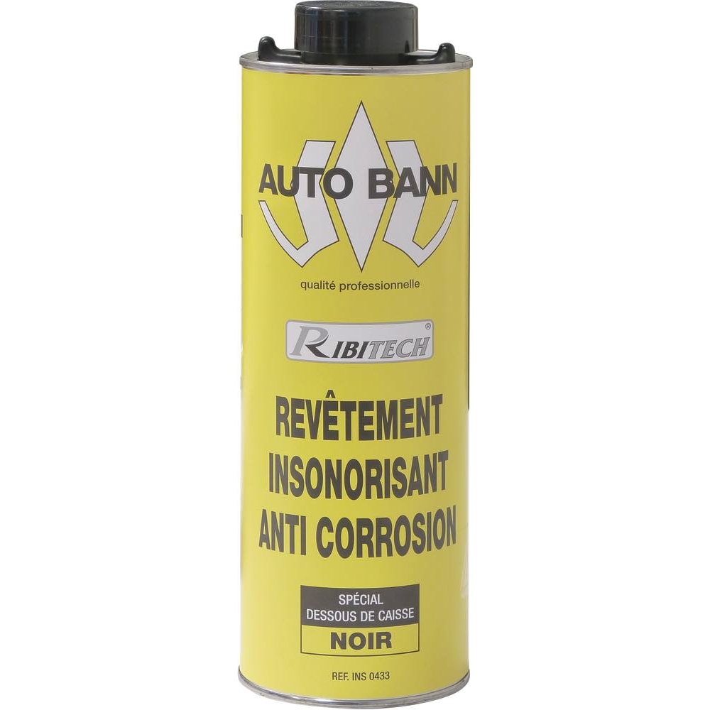 Revêtement insonorisant anti-corrosion bas de caisse pistolable - bidon de 1L - 06361