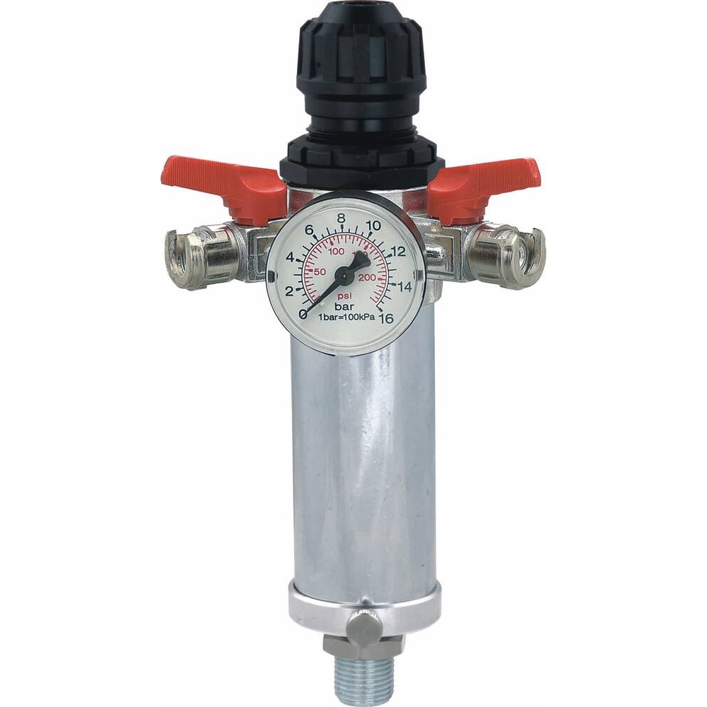 Régulateur de pression avec filtre et manomètre 1/2