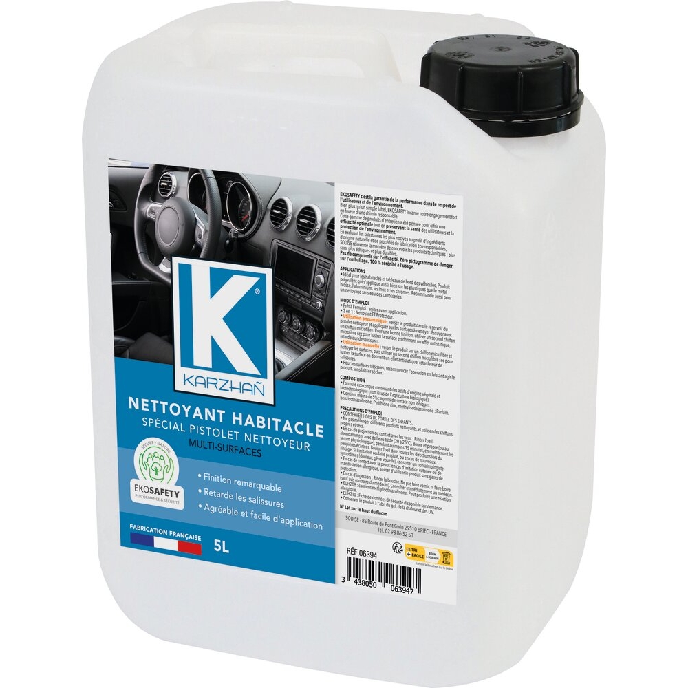 Nettoyant habitacles - bidon de 5L KARZHAN - 06394