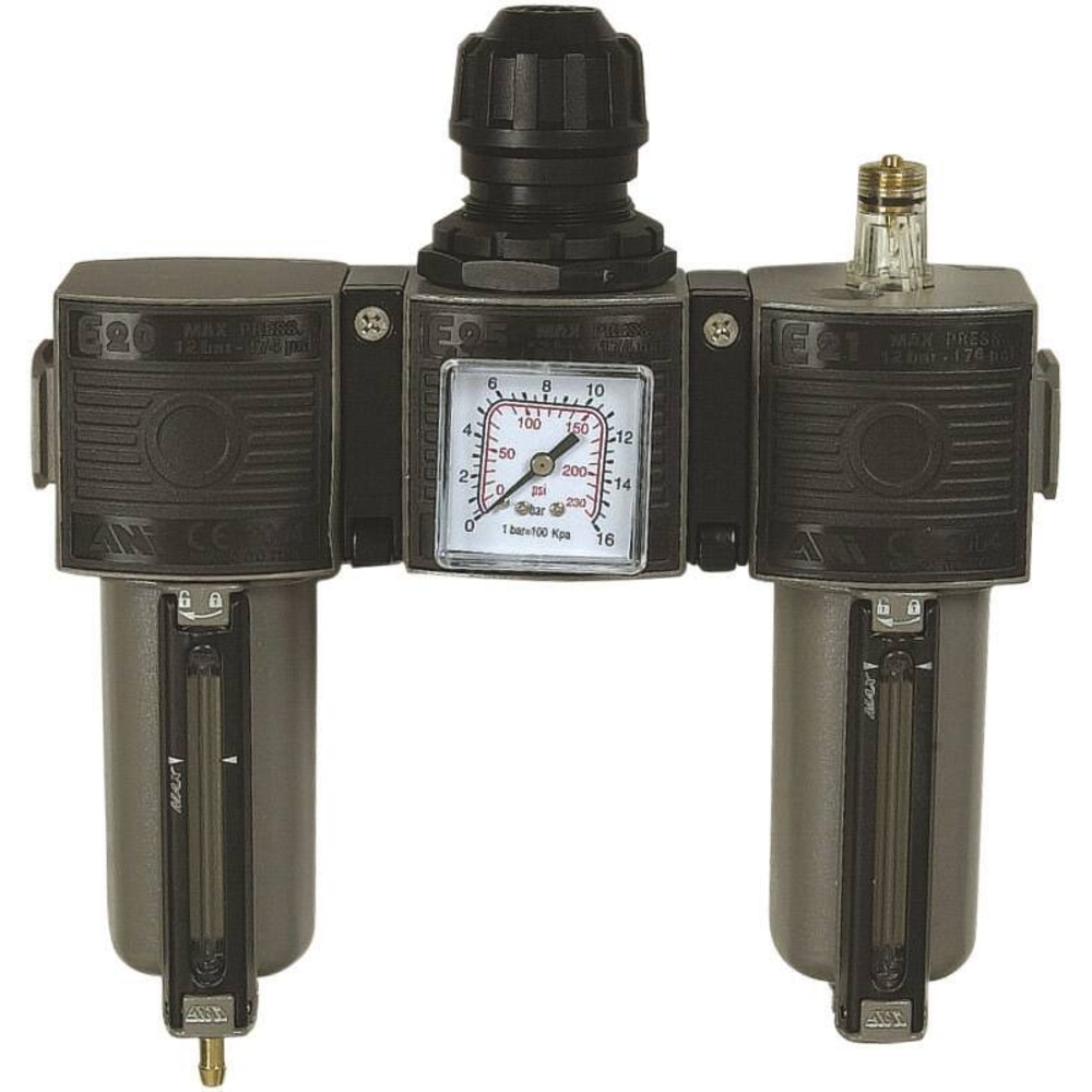 Filtre à air/régulateur/lubrificateur femelle 1/4