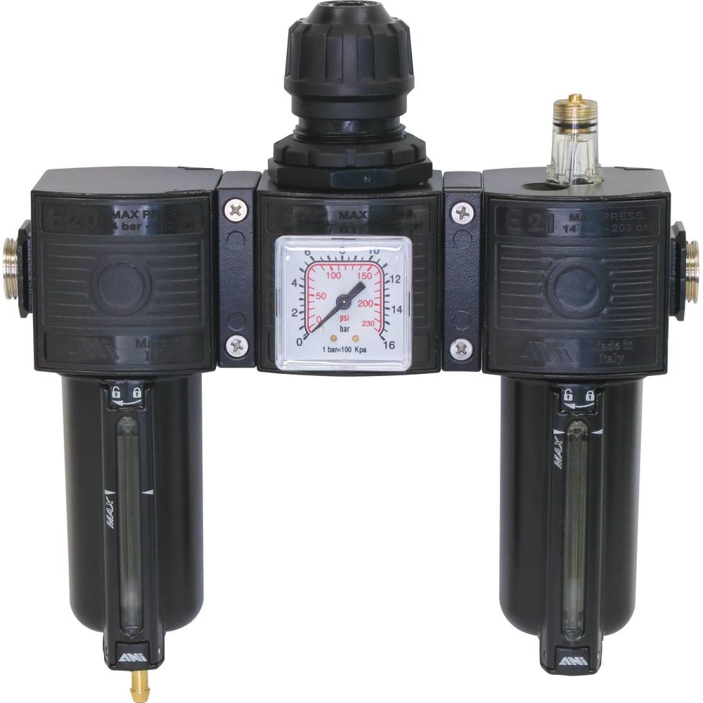 Filtre à air/régulateur/lubrificateur femelle 3/8