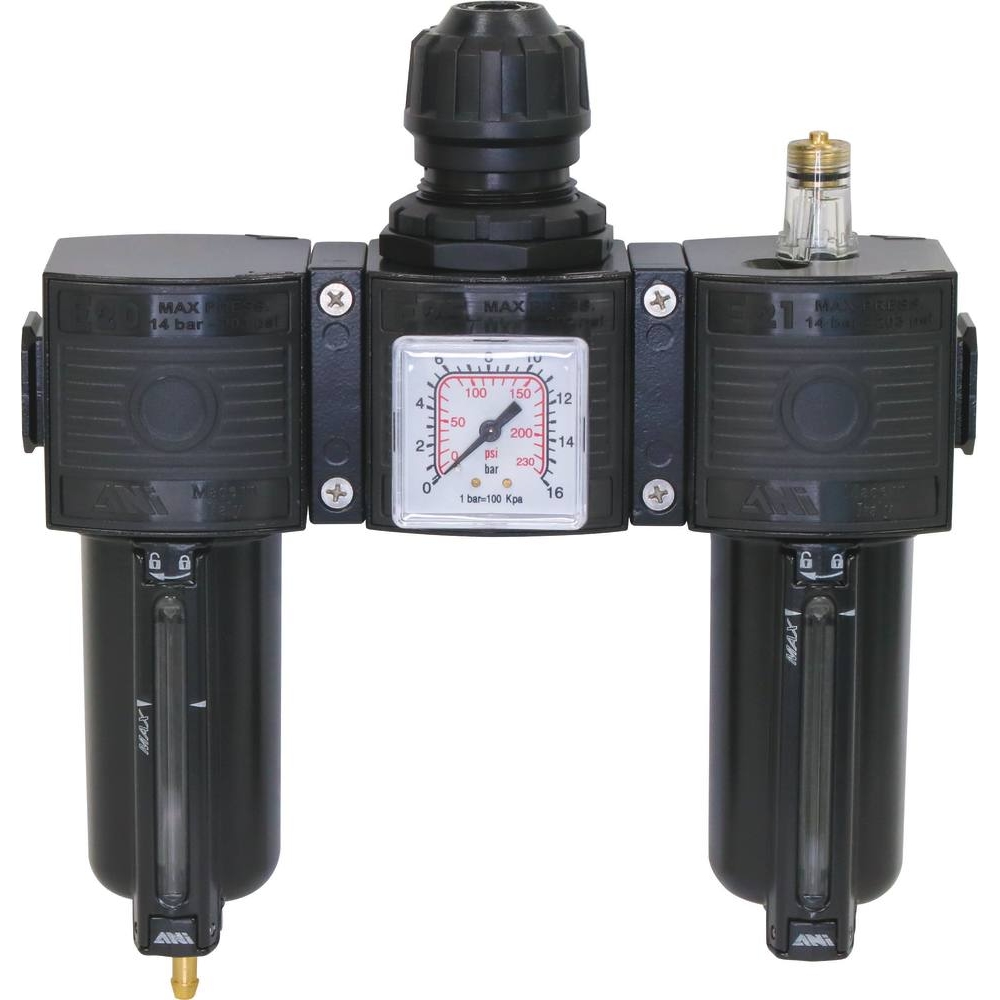 Filtre à air/régulateur/lubrificateur femelle 1/2