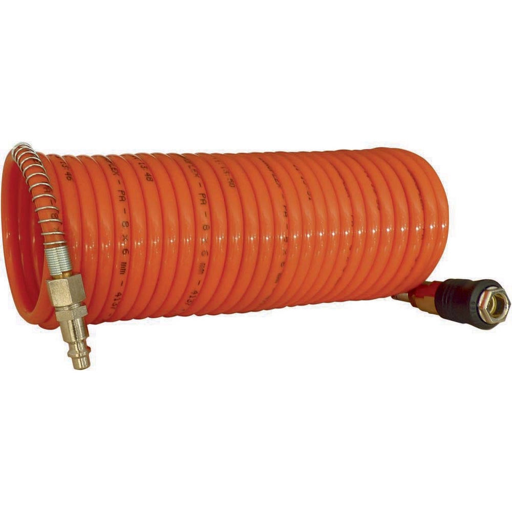 Tuyau spiral nylon 06562 + raccords rapides STILKER - 06568