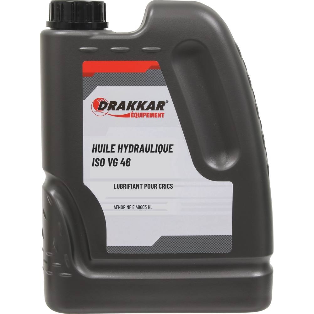 Huile pour vérin de cric ISO 46 - bidon de 2L DRAKKAR - 06735