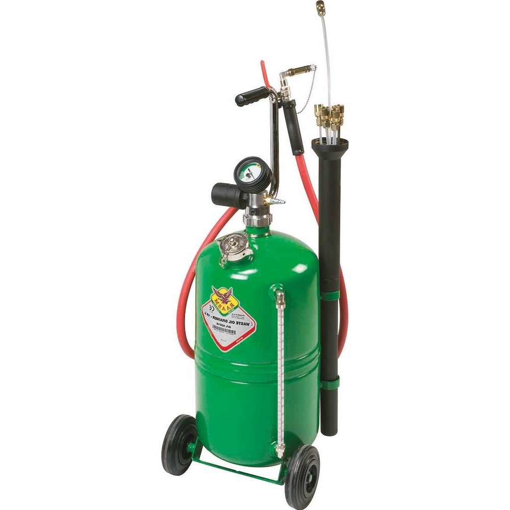 Vidangeur d'huile pneumatique mobile par aspiration 24L autonome RAASM - 07106