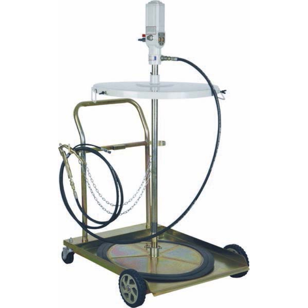 Ensemble pompe pneumatique pour graisse 180/200kg 50:1 tuyau 4m avec chariot DRAKKAR EQUIPEMENT - 07135