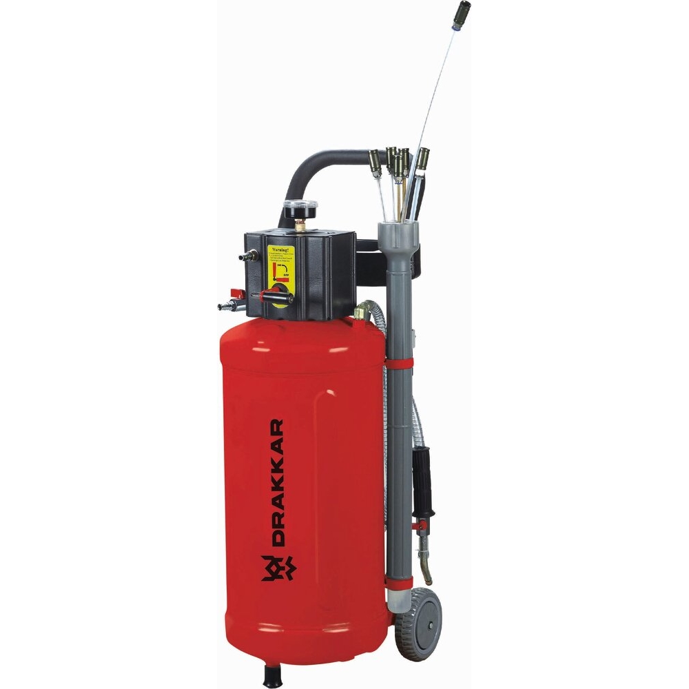 Vidangeur d'huile pneumatique mobile par aspiration 30L autonome DRAKKAR - 07160