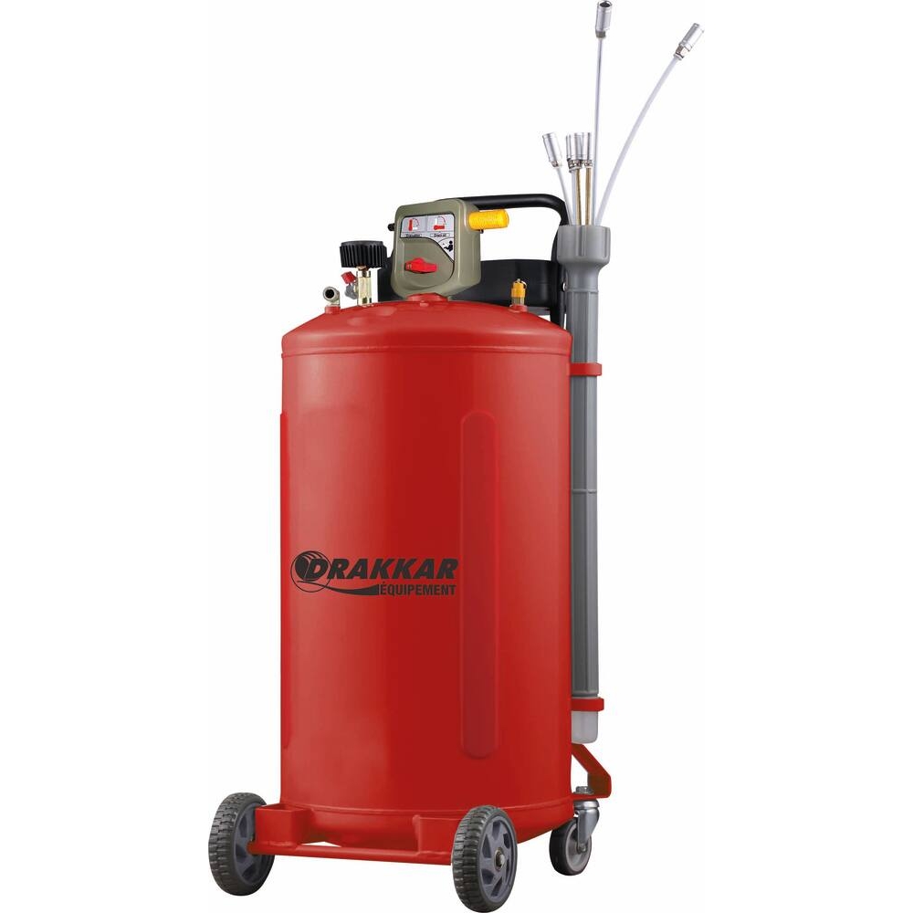 Vidangeur d'huile pneumatique mobile par aspiration 70L DRAKKAR - 07165