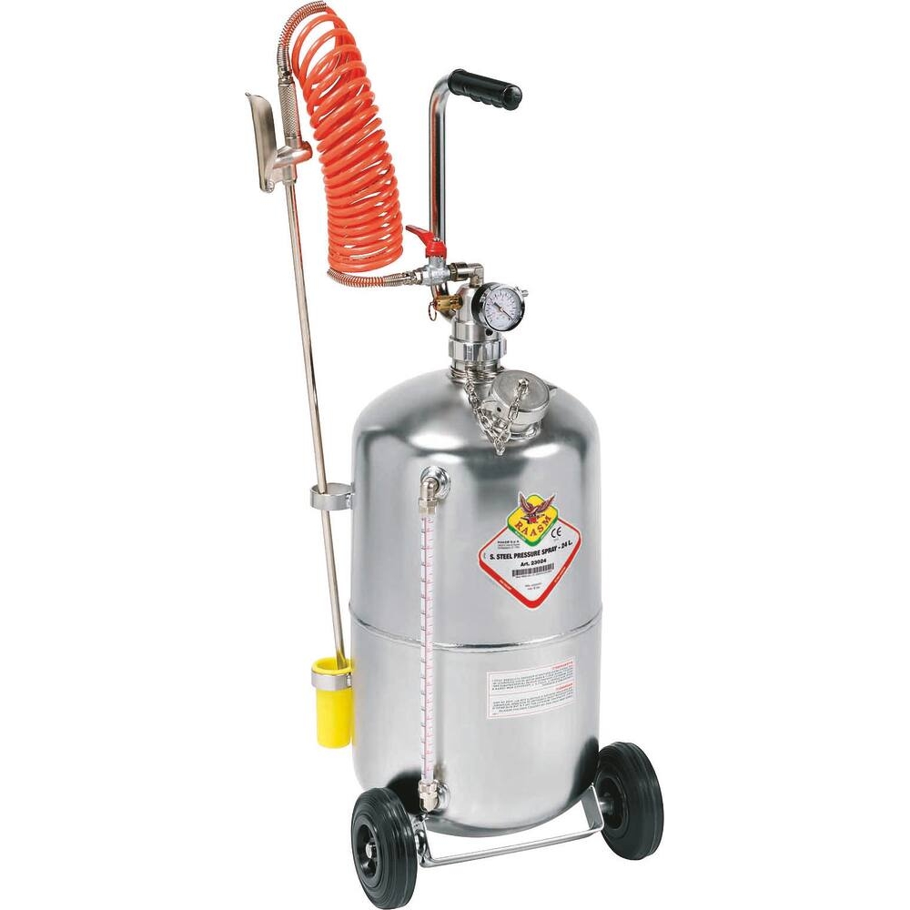 Pulvérisateur inox pneumatique autonome 24L sur roues RAASM - 07218