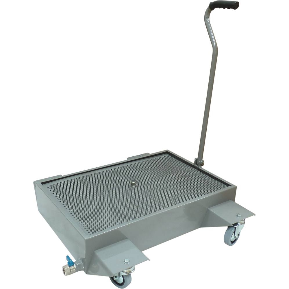 Bac de vidange acier mobile 24L DRAKKAR - 07235