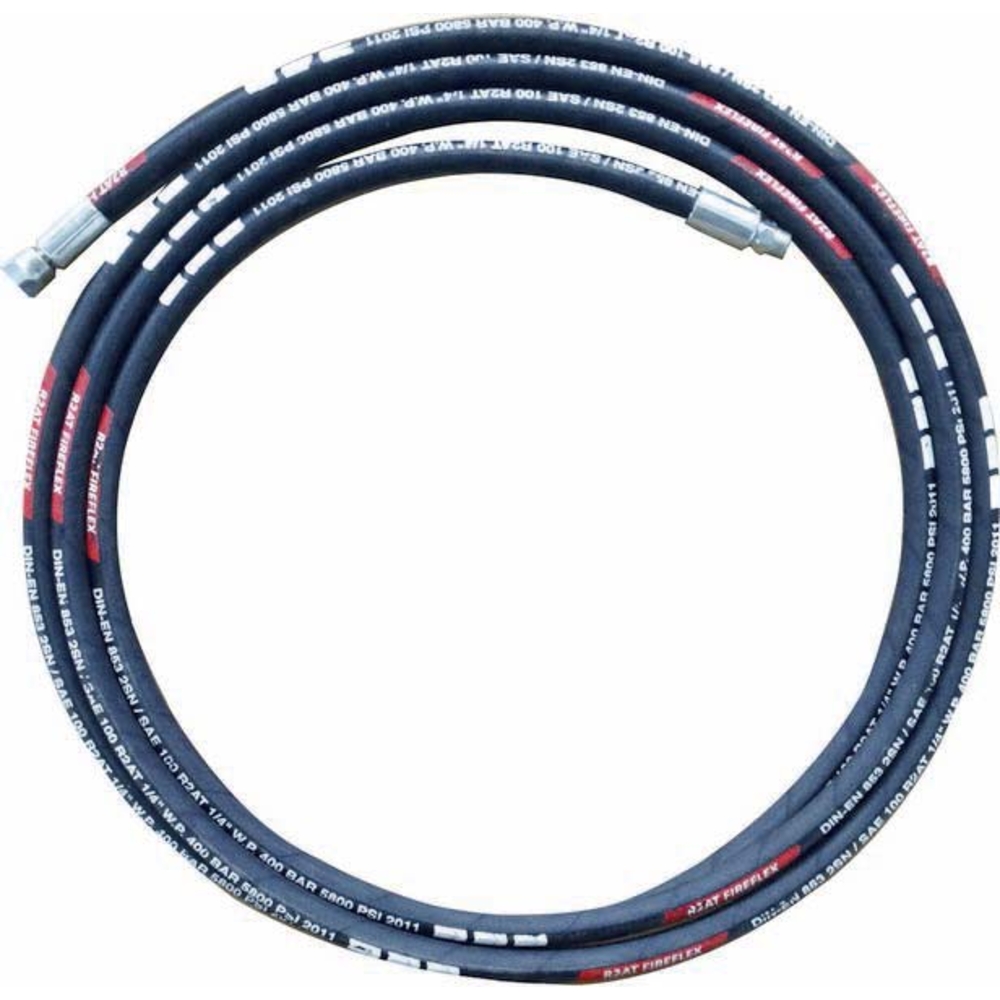 Tuyau graisse 4m 1/4' 400 bars FLUICONNECTO - 07239