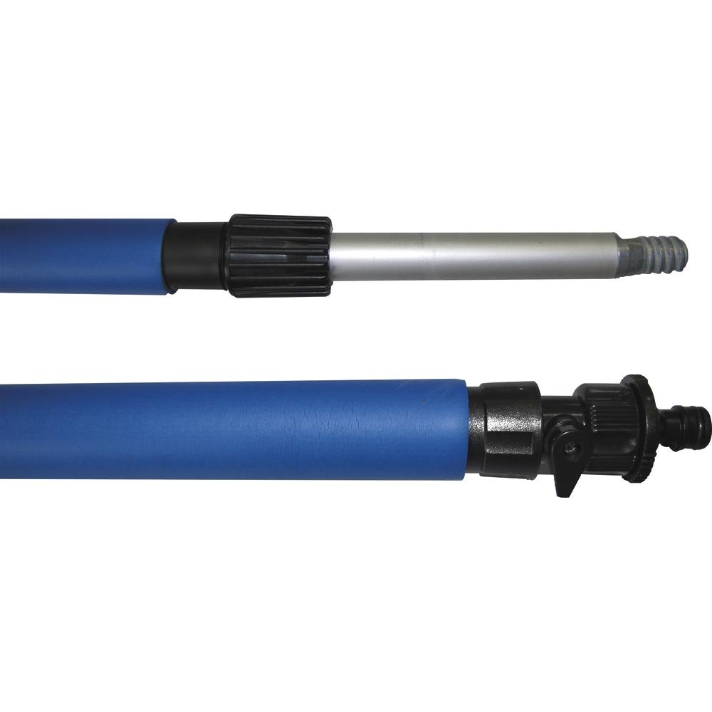 Manche télescopique alu à vis avec passage d'eau 2x900mm KARZHAN - 07316