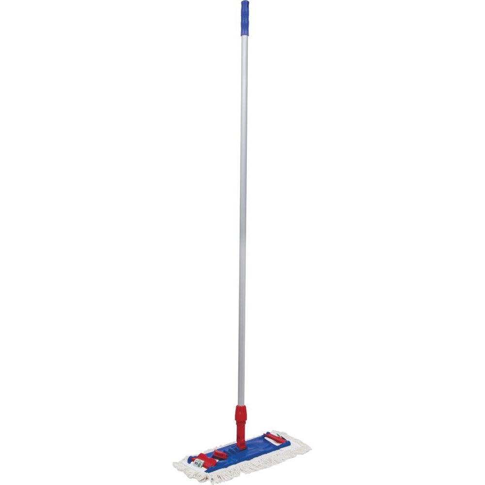 Balai à frange rectangle - support/manche alu/frange - 07335