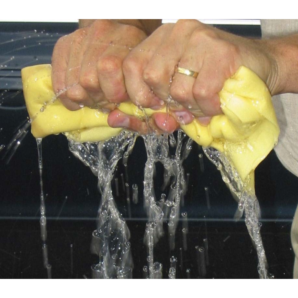 Peau chamoisée ultra absorbante 430x325mm KARZHAN - 07343