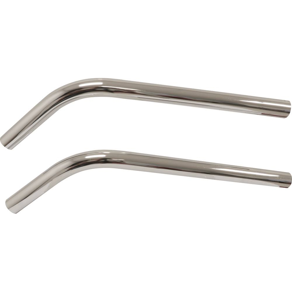 Tube d'aspiration coudé rigide métal 37mm (lot de 2) pour ref 07408-50007-50008 - 07366