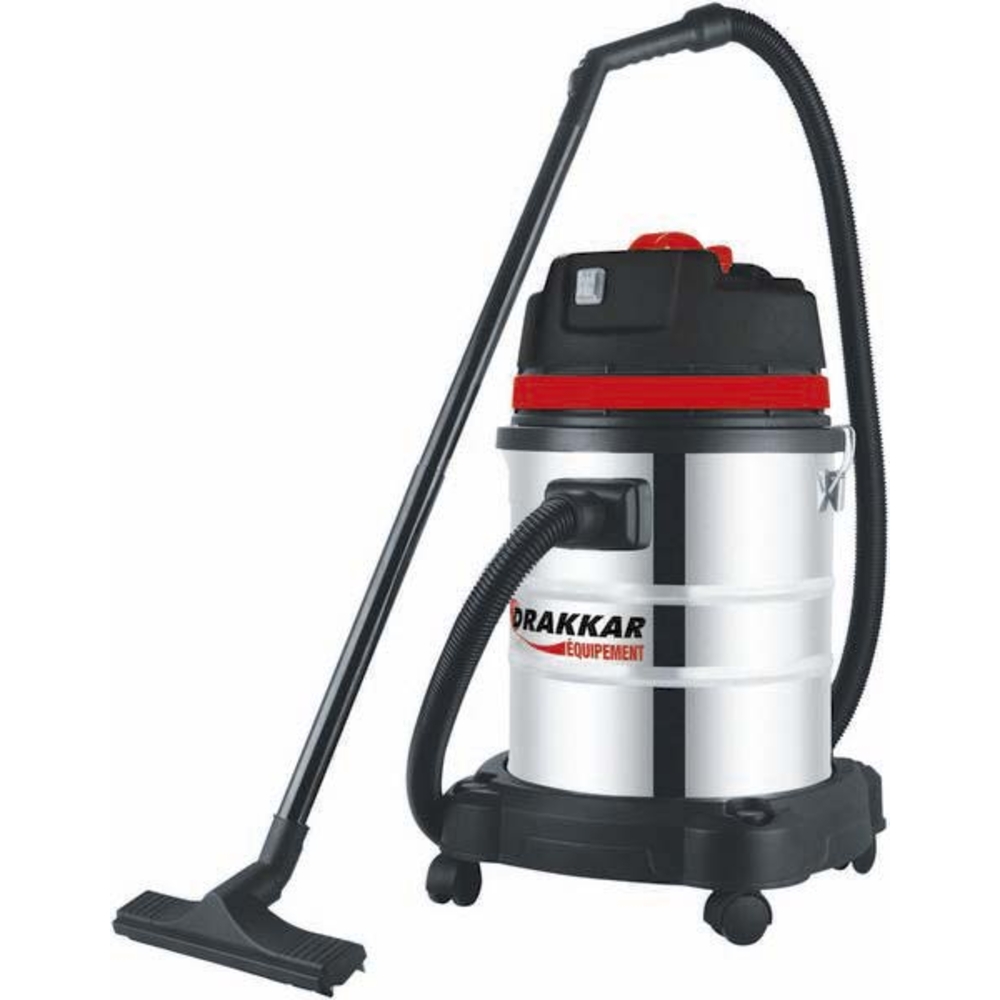 Aspirateur 40l eau et poussieres 1200w DRAKKAR EQUIPEMENT - 07401