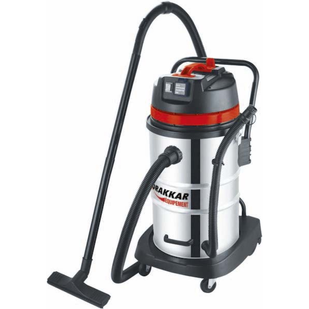 Aspirateur 50l eau et poussieres 1200w DRAKKAR EQUIPEMENT - 07403