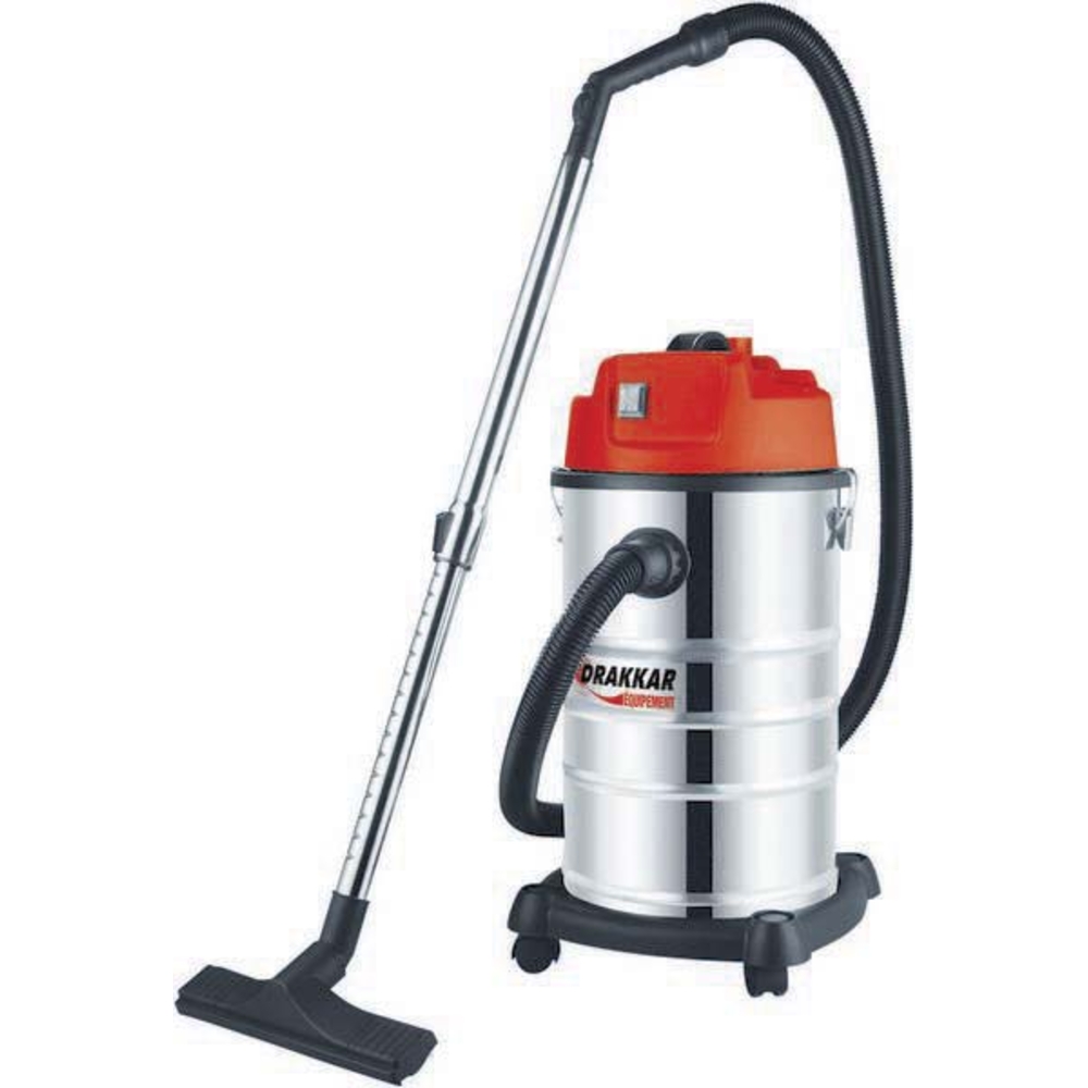 Aspirateur 30l eau et poussieres 1200w DRAKKAR EQUIPEMENT - 07436