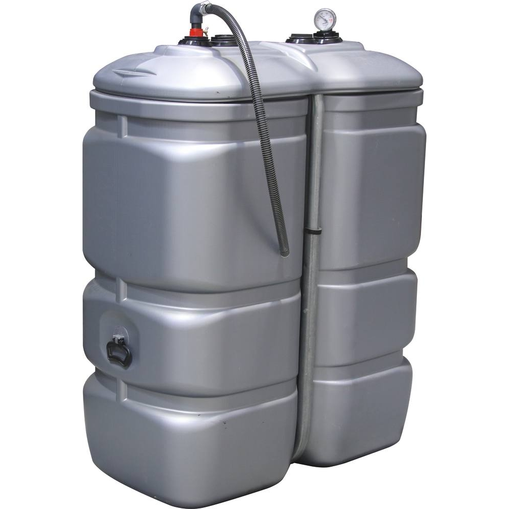 Cuve de stockage gasoil PEHD 750L double paroi pré-équipée SCHUTZ - 08061