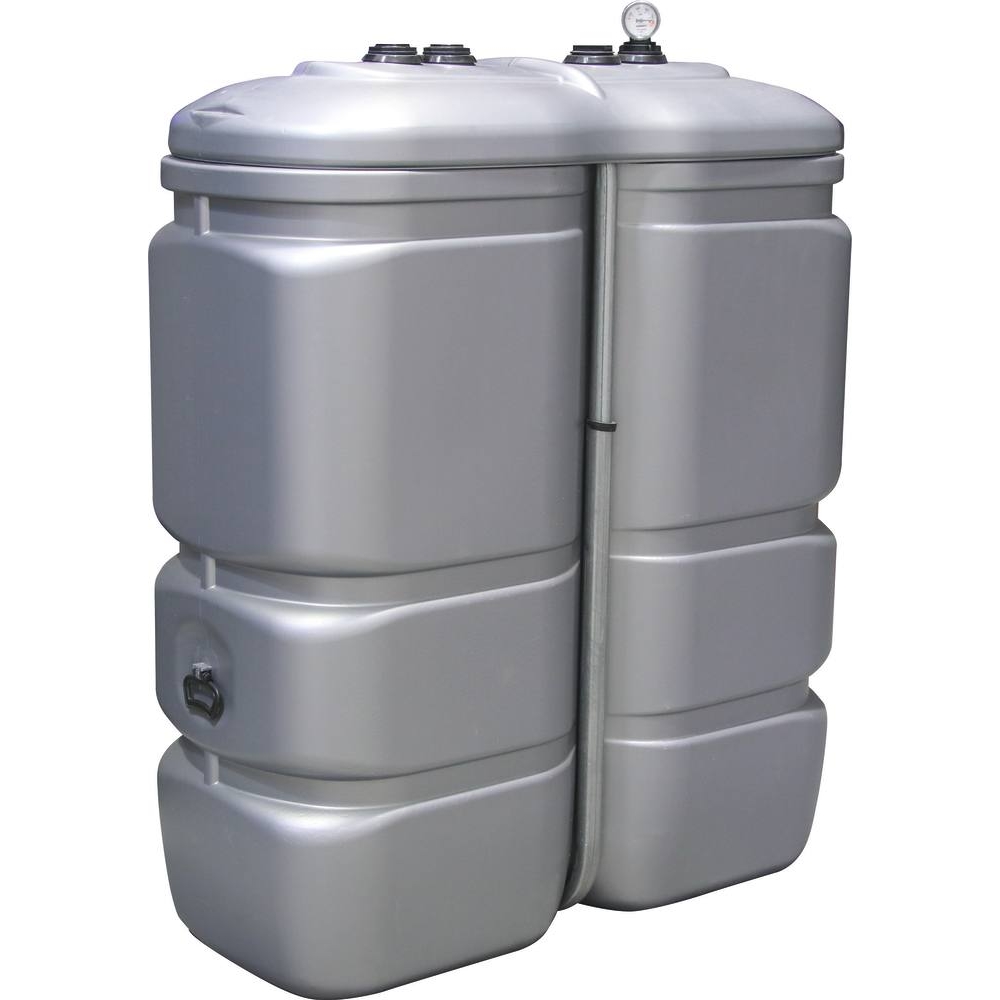 Cuve de stockage gasoil PEHD 1000L double paroi SCHUTZ - 08070