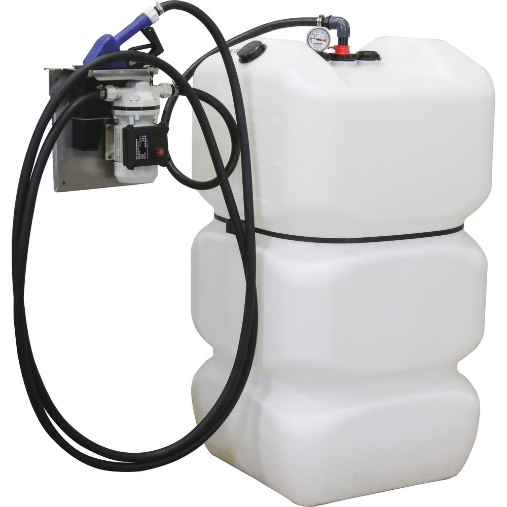 Cuve de stockage AdBlue PEHD 600L simple paroi avec kit station 230V et pistolet automatique DRAKKAR - 08082