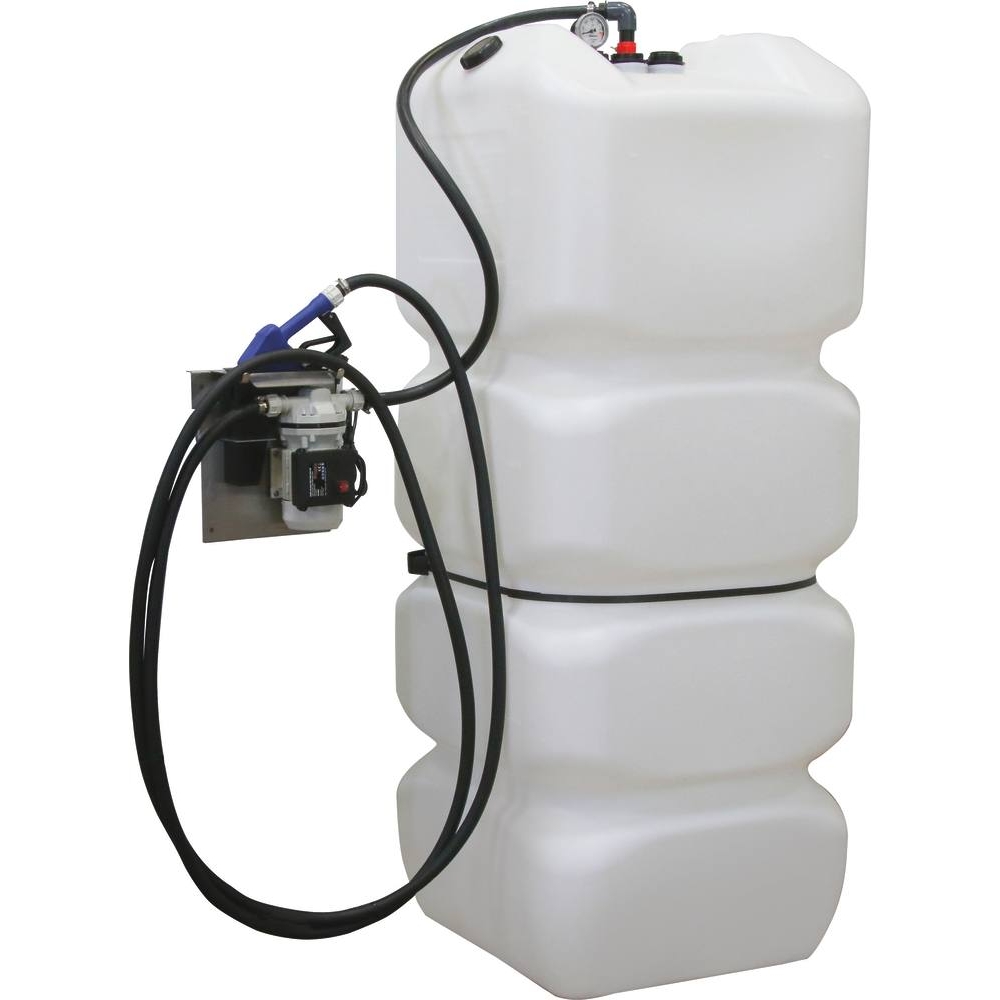 Cuve de stockage AdBlue PEHD 1000L simple paroi avec kit station 230V et pistolet automatique DRAKKAR - 08086