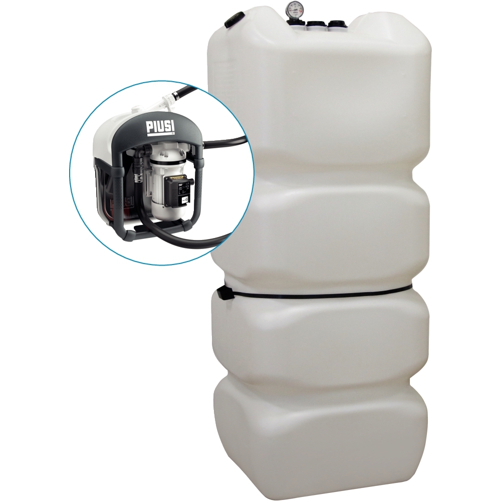 Cuve de stockage AdBlue PEHD 1000L simple paroi avec kit station 230V PIUSI - 08087
