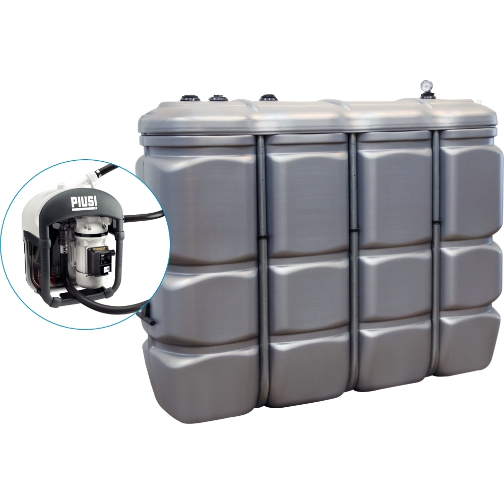 Cuve de stockage AdBlue PEHD double paroi 2000L avec kit station 230V PIUSI - 08103