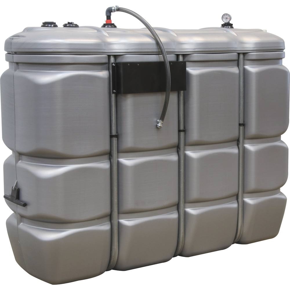 Cuve de stockage gasoil PEHD 2000L double paroi pré-équipée SCHUTZ - 08116