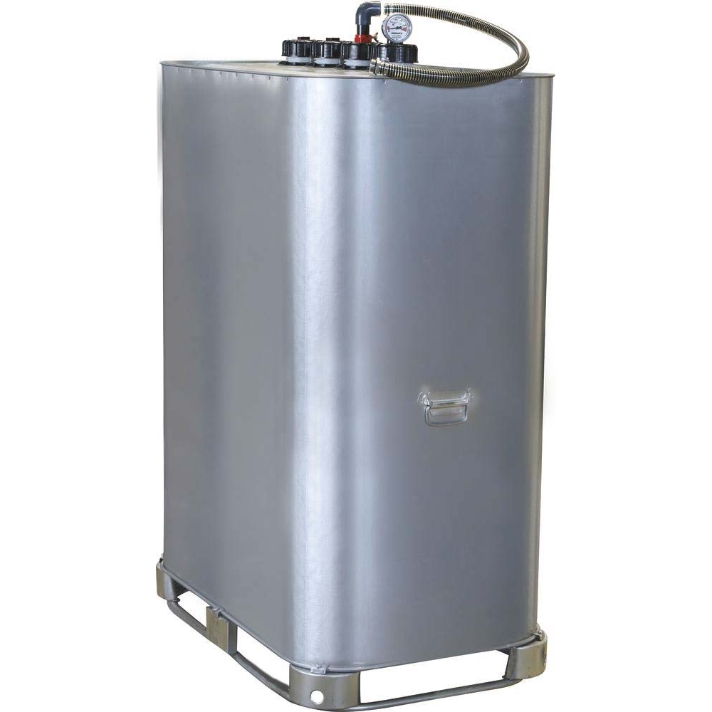 Cuve de stockage fuel galvanisée double paroi 1000L - 8121