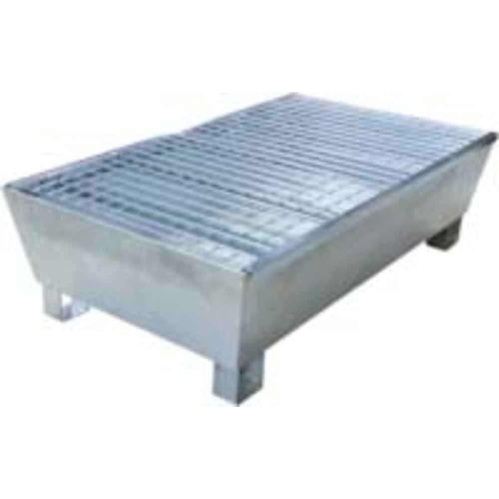 Bac de retention galva 2 futs 220l 1220x815x330 DRAKKAR EQUIPEMENT - 08363