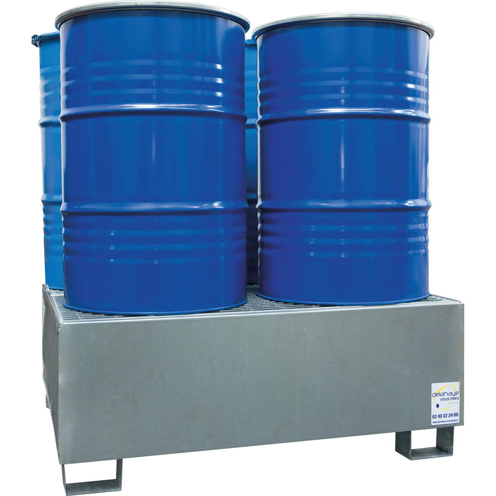 BAC RETENTION GALVA A FROID 4FUTS 440L 1220X1220X406 -08367