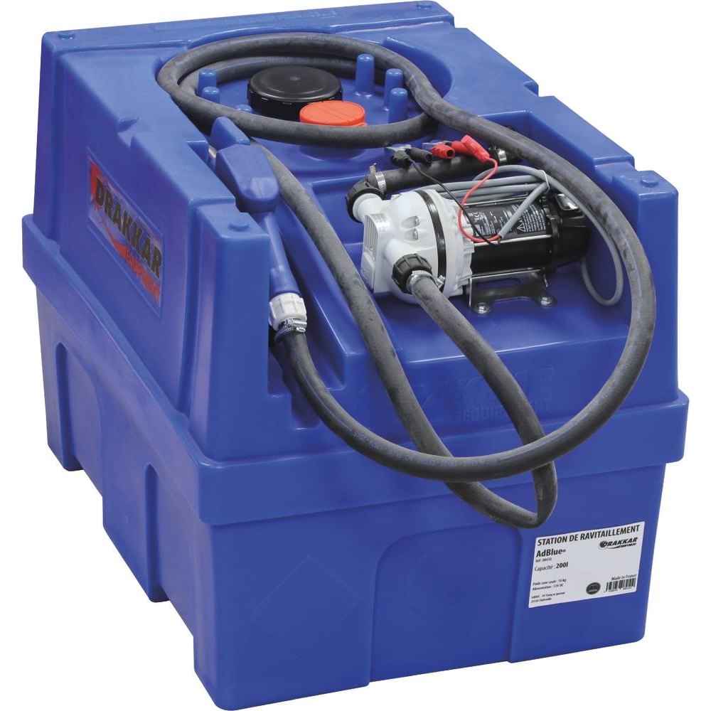 Cuve de ravitaillement 200L AdBlue 12V 36 l/min DRAKKAR - 08410