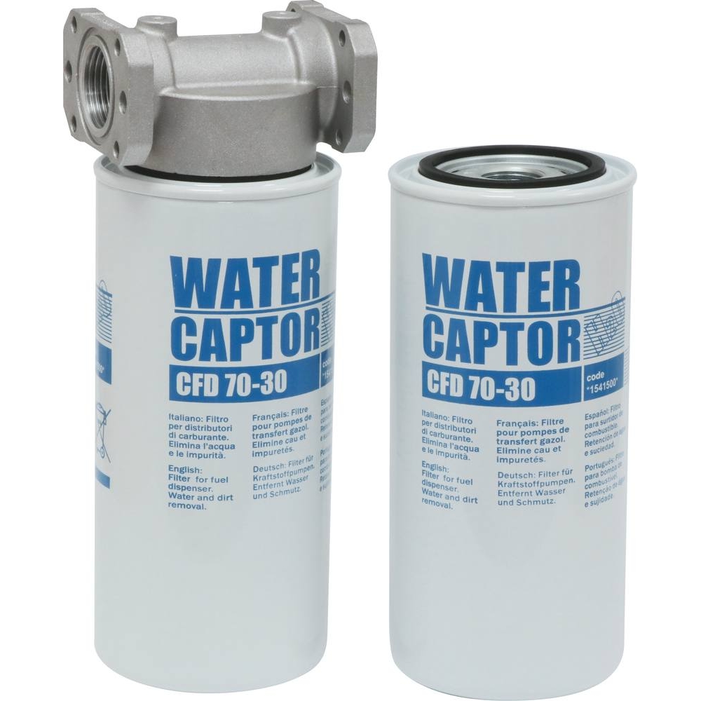 Filtre à gasoil à absoption d'eau avec support 1