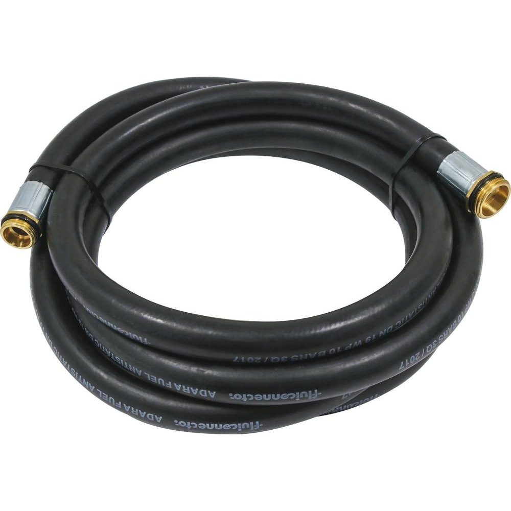 Tuyau gasoil renforcé 4m 19mm avec raccord mâle 3/4