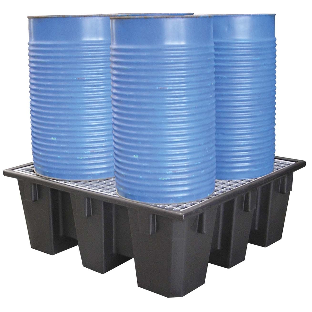 Bac de retention polyethtl.450l emboitable avec caillebotti acier DRAKKAR EQUIPEMENT - 08465