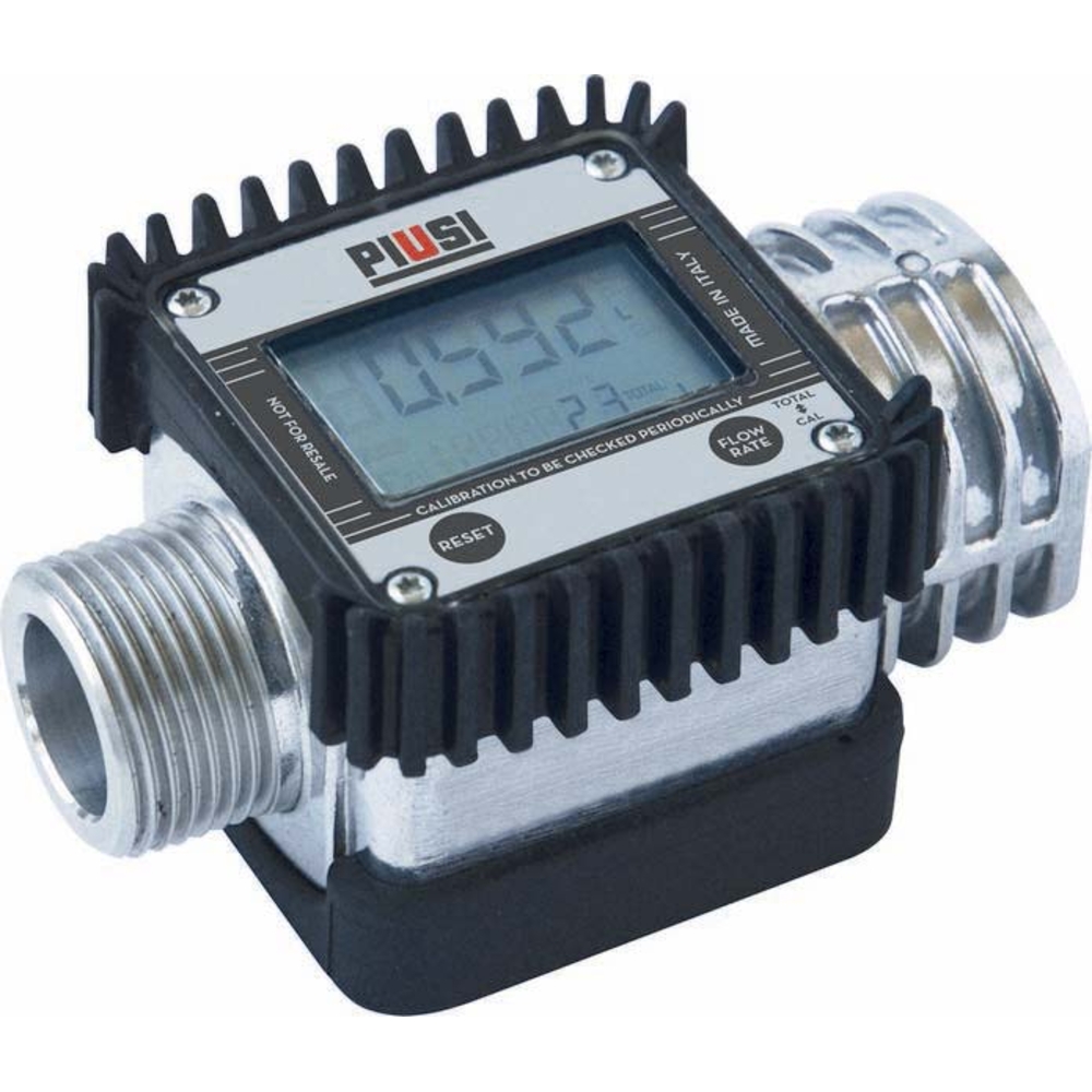 Compteur digital gasoil k24 alu male PIUSI - 08571
