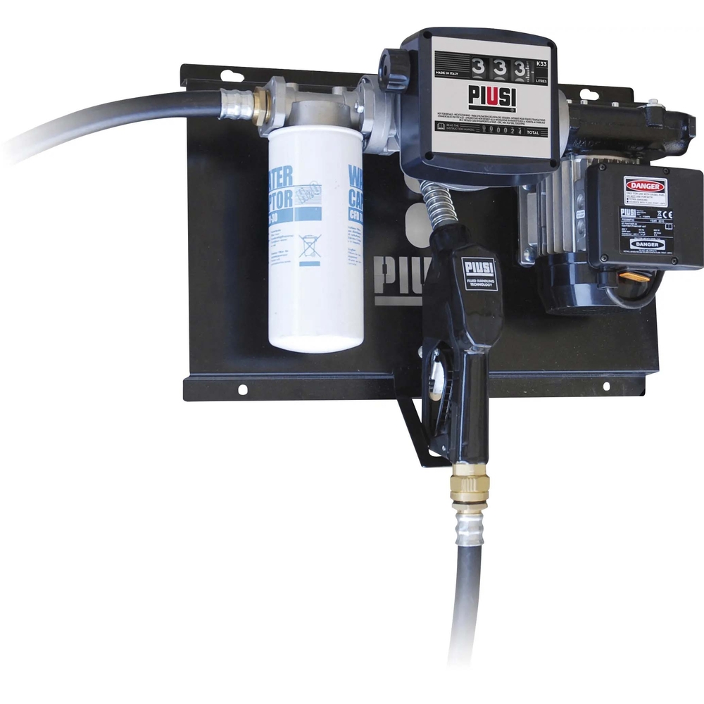 Station murale+pompe 56+k33+filtre+pistolet a60 PIUSI - 08589