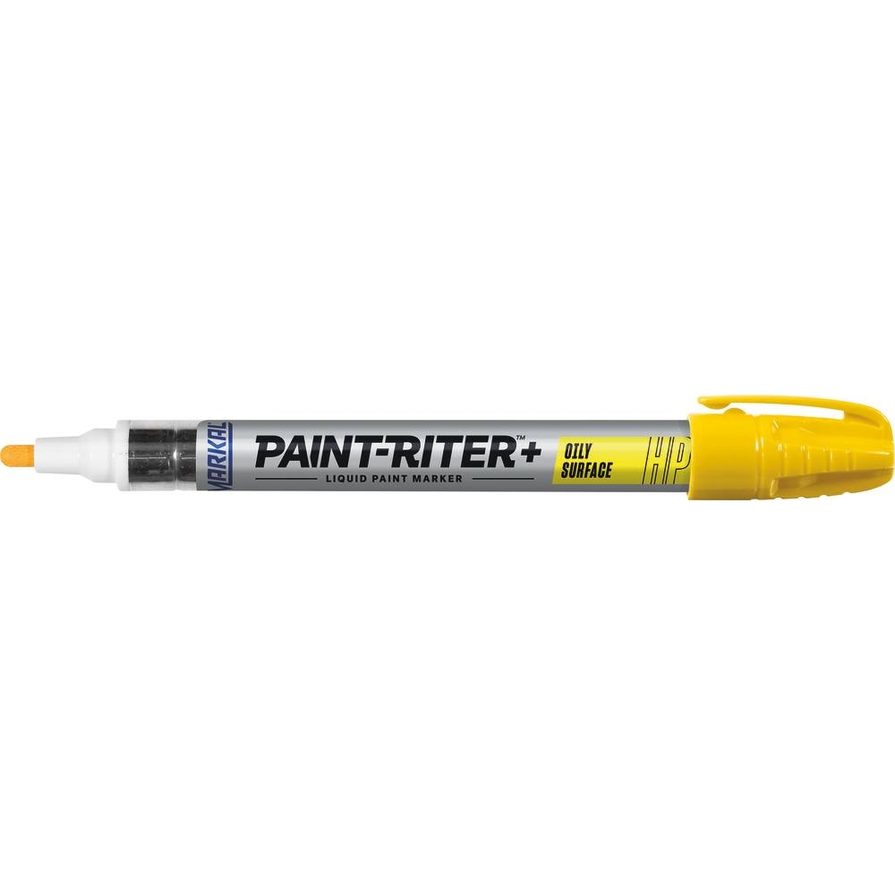 Feutre à peinture liquide permanent jaune surface huileuse MARKAL - 08712
