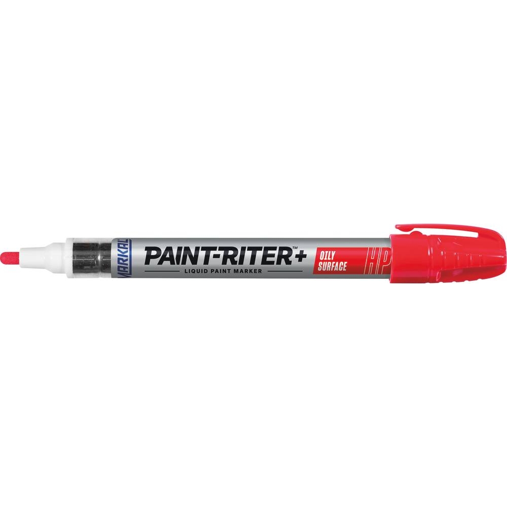 Feutre à peinture liquide permanent rouge surface huileuse MARKAL - 08714