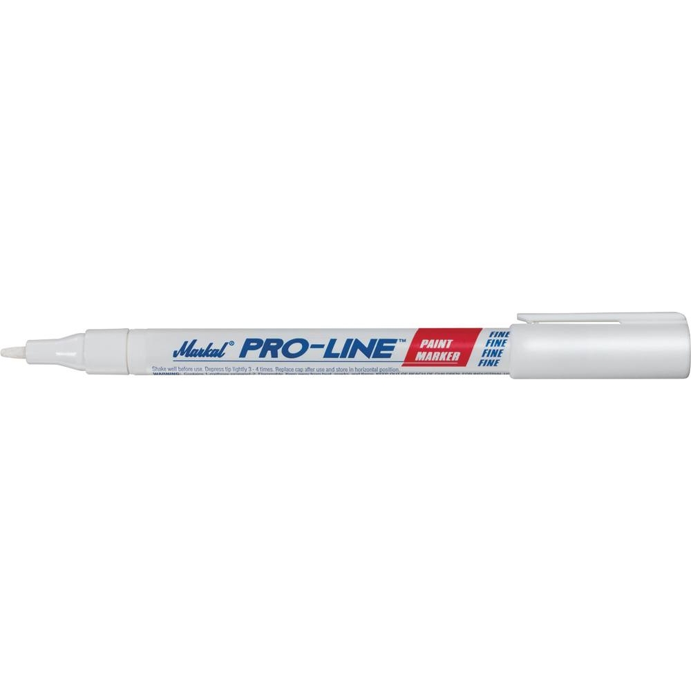 Feutre à peinture liquide permanent blanc pointe extra fine MARKAL - 08738