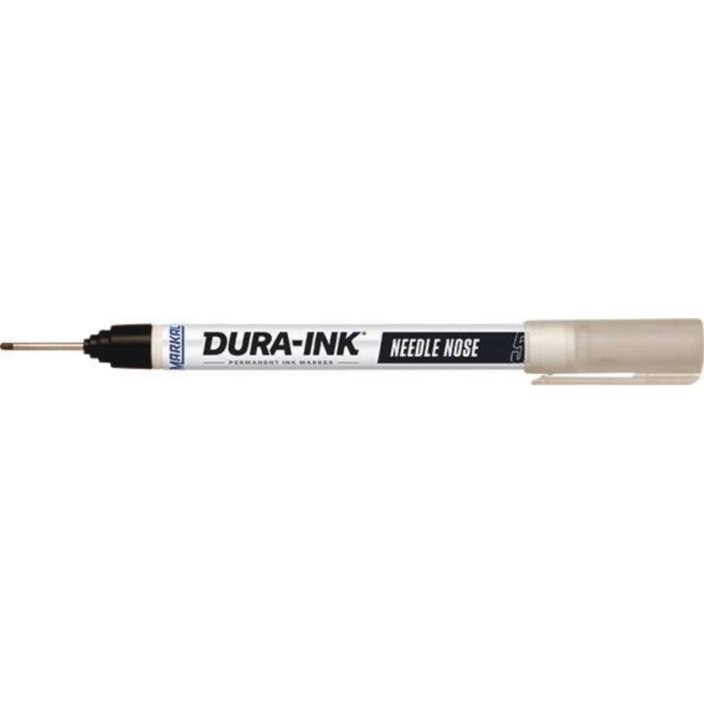 Marqueur indélébile noir pointe fine 1mm et longue MARKAL - 08766